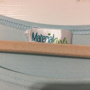 Material Girls light blue long sleeve